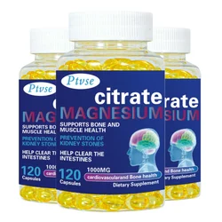 Magnesium Citrate 1000mg Per Serving 60 Servings Total/120 Capsules Total