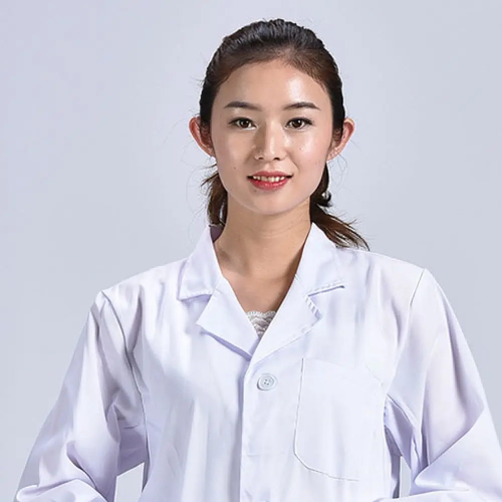 Unisex White Lab Coat Long Sleeve Professional Medical Workwear Chemistry Laboratory Science School Hospital Nurse Uniform
