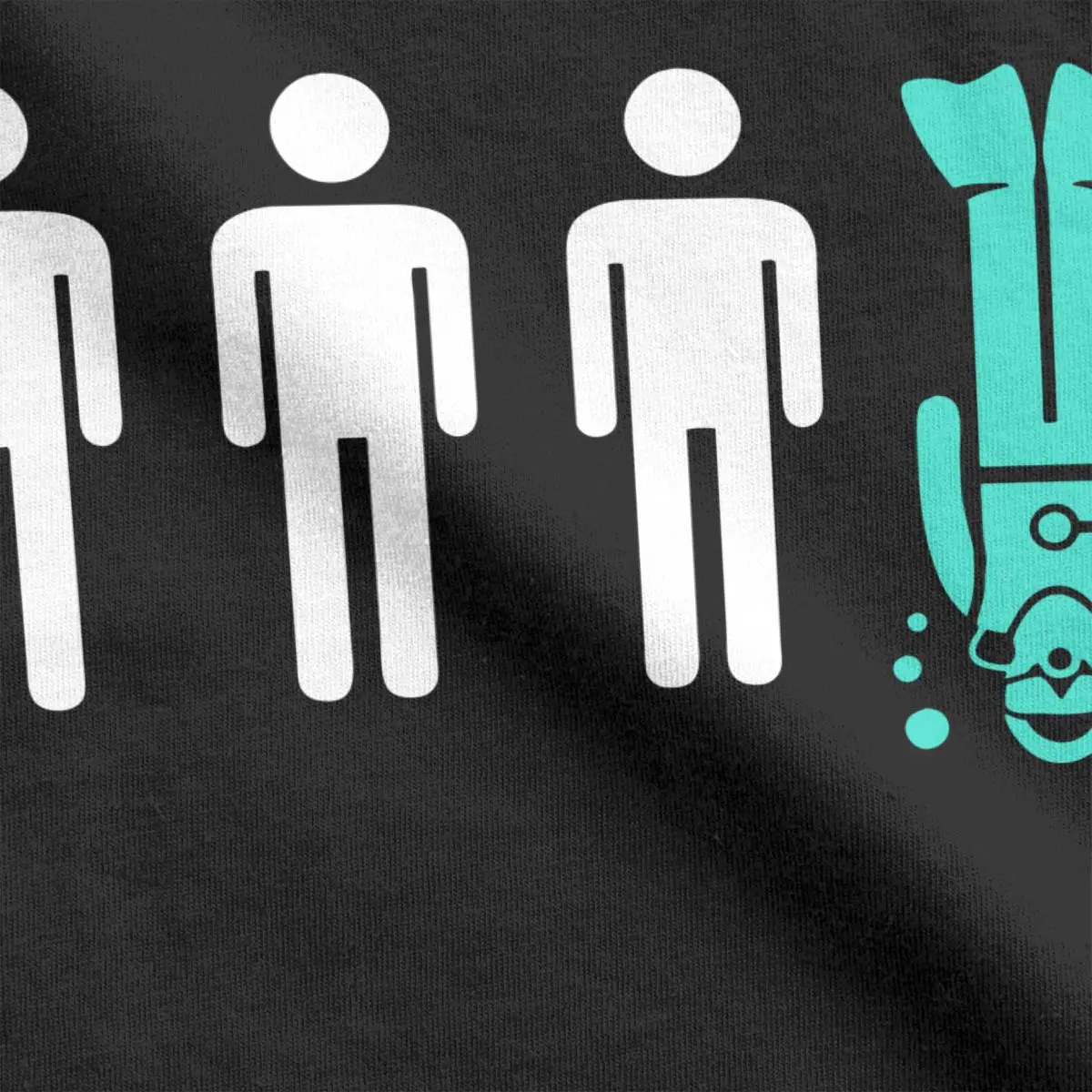 Normal People Me Funny Scuba Diving Design T-Shirts for Men Women Dive Diver Unique Pure Cotton Tee Shirt T Shirts 5XL 6XL Tops image 3