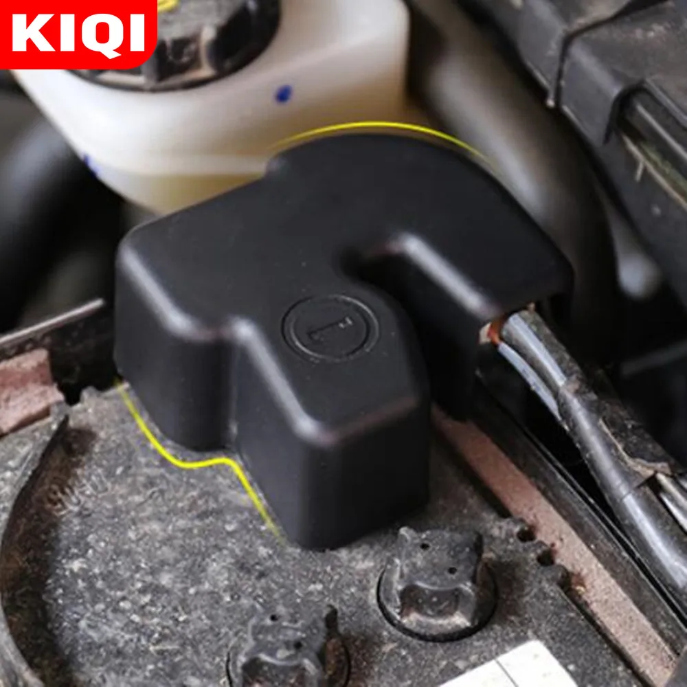 KIQI for Mazda 2 3 6 CX-5 CX-4 CX5 2013-2018 Car Battery Anode Negative Electrode Protector Terminal Cover Covers Axela Atenza