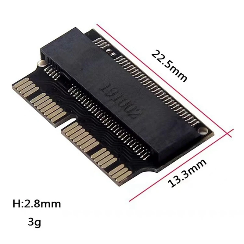 For Nvme Pcie M.2 To 2013-2017 Spare Parts Parts  Air Pro SSD Adapter Card Multi-Function Convenient Hard Drive Tool