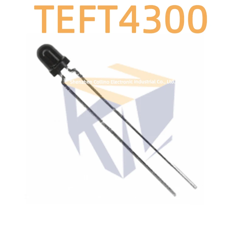 10 Uds TEFT4300 D = 3mm fototransistor NPN de silicio TEF T4300 TE4300 FT4300 4300