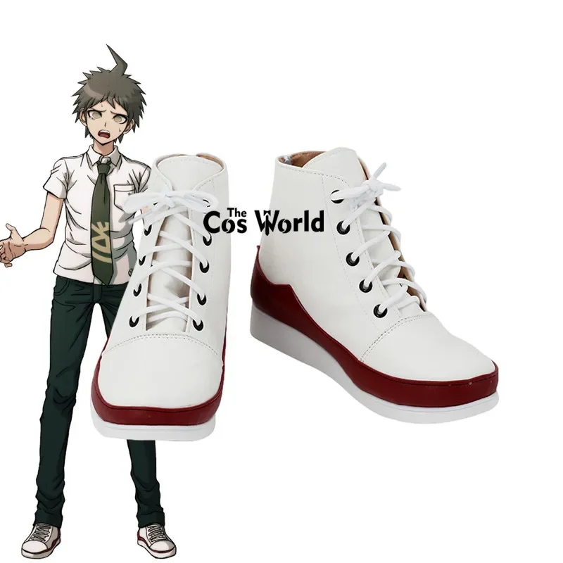 Danganronpa Hinata Hajime Anime Games Cosplay Aanpassen Platte Schoenen Laarzen