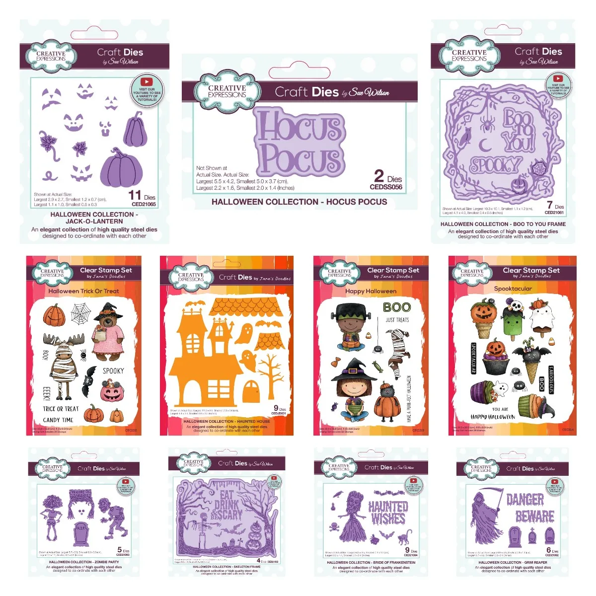 

Halloween New Craft Cut Dies Stamps Set Ghost Bride Skeleton Hocus Pocus Boo to You Words Mold DIY Scrapbooking Cards Decor Die