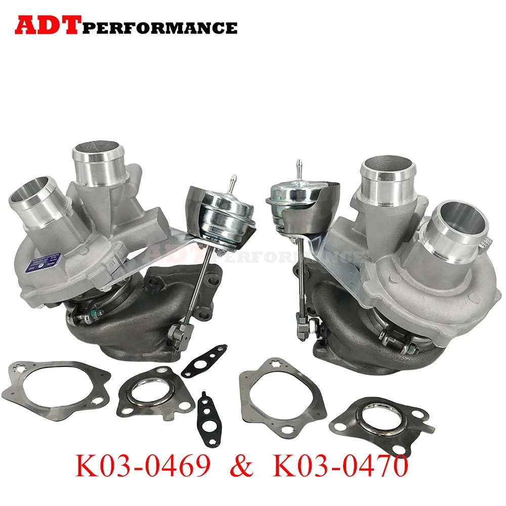 

K03-0469 K03-0470 K03 Turbo 53039880469 53039880470 Twin Pair Turbine 53039700469 53039700470 for Ford Transit 150 250 350 3.5L