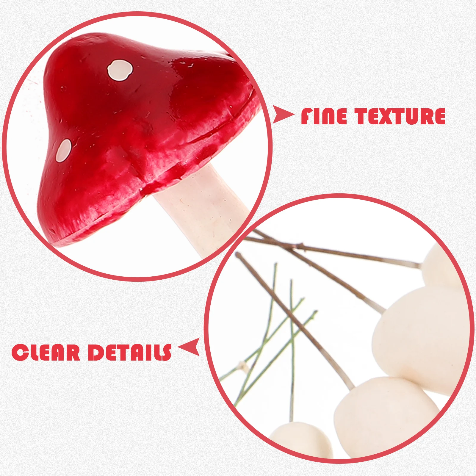 

Pcs Artificial Mushroom Foam Miniature Simulation For Diy Crafts Home Decor Micro Landscape Garden Ornament Faux Mushrooms