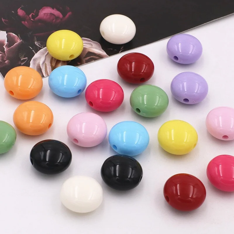 

Бесплатная доставка, 100 шт./лот, 17 мм, цветной принт, геометрия, круглая форма, смоляные бусины с прямыми отверстиями, аксессуары для ювелирных изделий своими руками