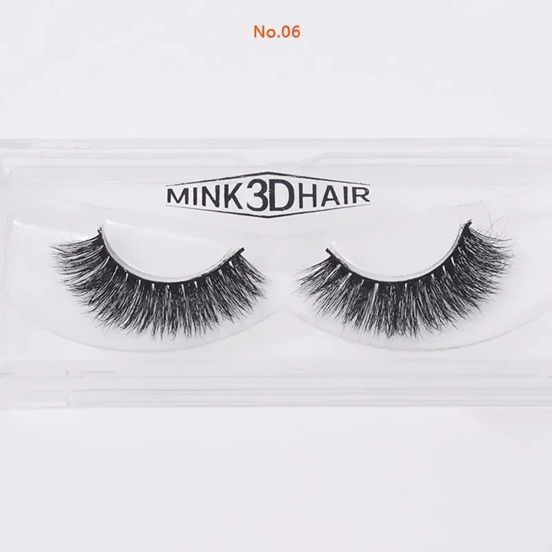1 Pair 3D Mink Eyelashes Handmade False Eye Lashes Thick Natural Fashion Beauty Makeup Tools Cosmetics Products