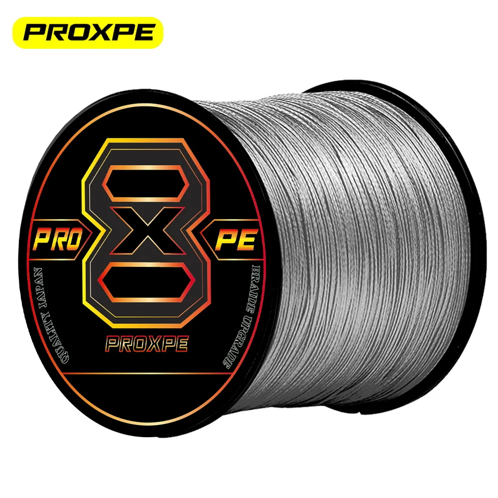 Imagem -01 - Proxpe-linha de Pesca Trançada pe Multifilamentos Arame Flutuante Carpa Fly Água Salgada Strand 22100lb 300m 100m 500m 1000m proxpe linha de pesca trancada pe multifilamentos arame flutuante carpa fly agua salgada strand 22100lb 300m 100m 500m 1000m 01