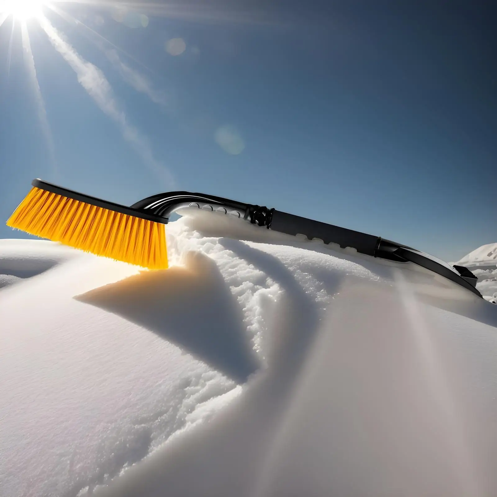 Raspador de coche, cepillo de nieve, raspador de hielo para invierno, cepillo de nieve para parabrisas, accesorios automotrices de invierno para limpieza de camiones y vehículos