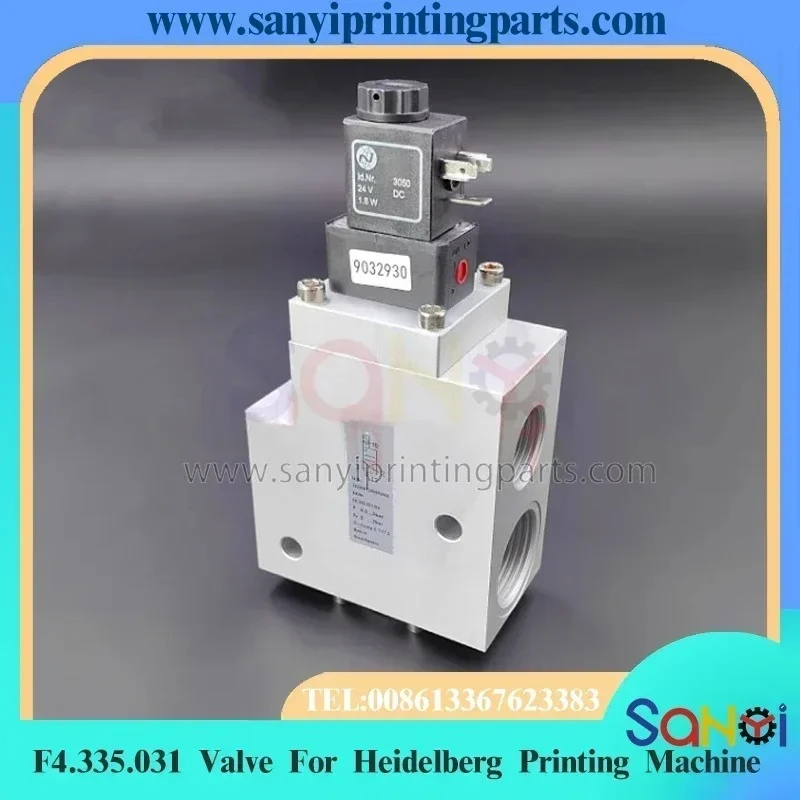 Best Quality Heidelberg CD102 CX102 SM102 Valve F4.335.031 New 3/2-Way For Printing Machine