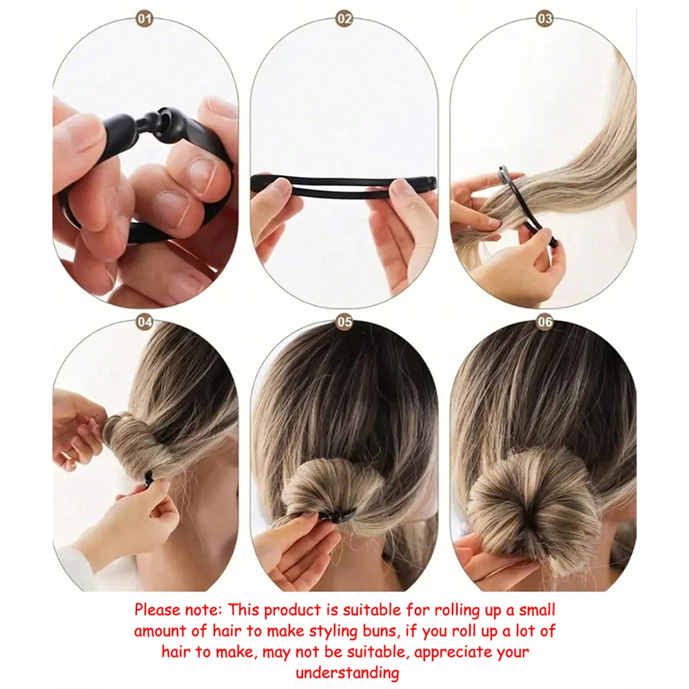 

A Pair Women Hair Styling Donut Bun Clip Hairstyle Tools Girls New Hair Scrunchies Hair Accessories