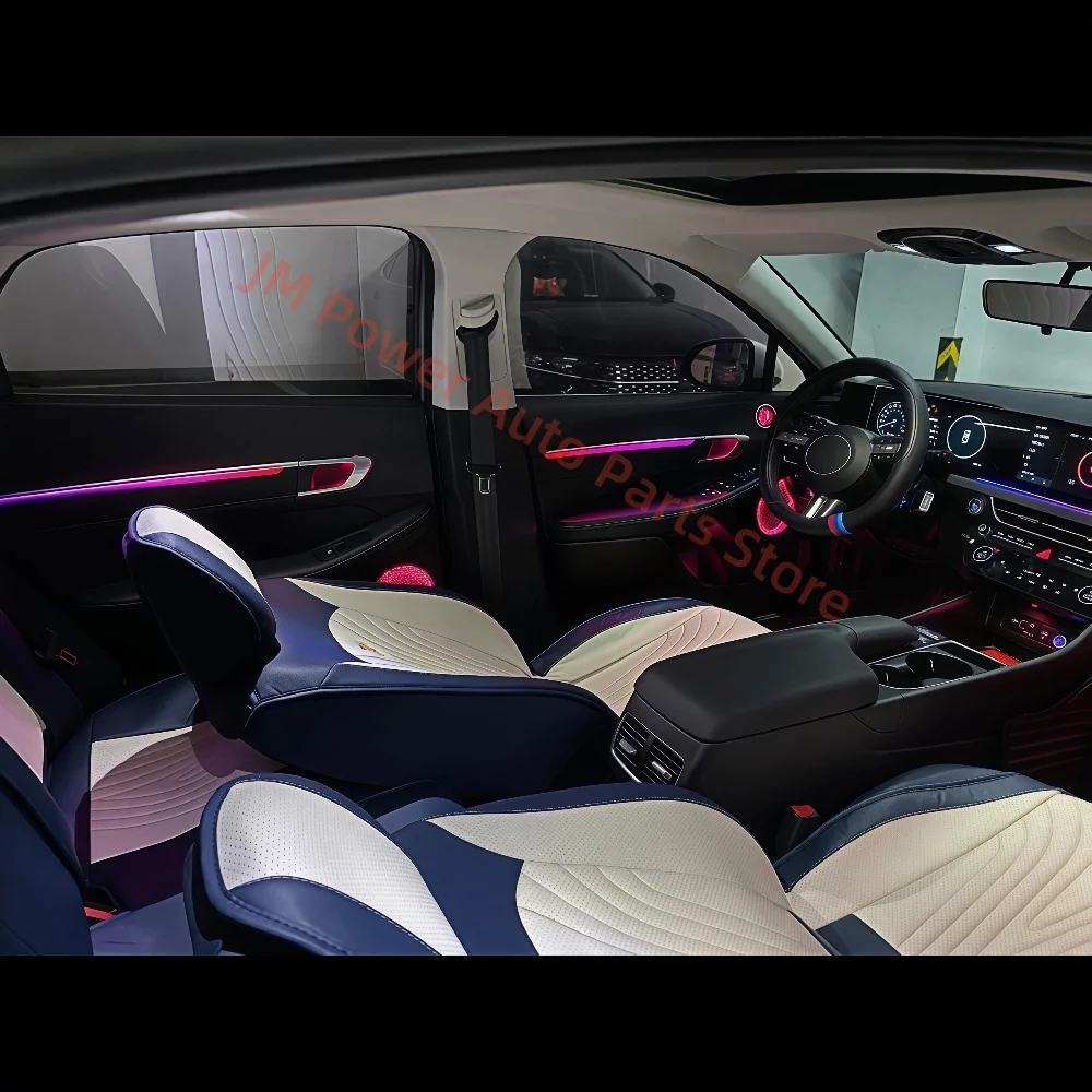 RHD For Hyundai SONATA ambient light automotive interior lighting upgrade Car accessories  screen&APP control Atmosphere lamp