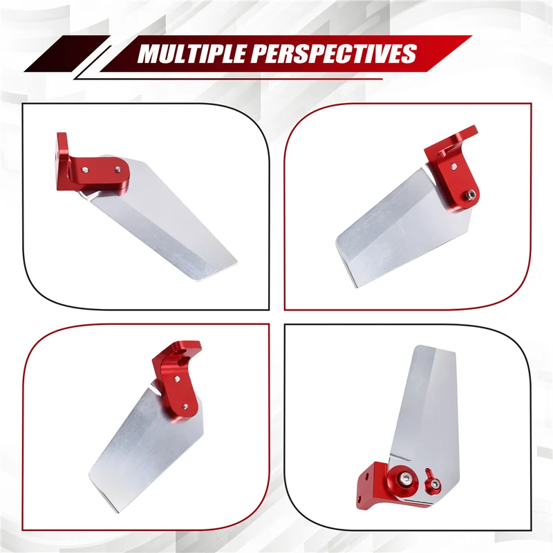 ABXE-Turn Fin 95 มม.ความยาวปรับอลูมิเนียม Turn Fins สําหรับ RC Offshore เรือ,Racing O เรือ, รีโมทคอนโทรลเรืออะไหล่