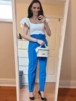 MUJER Women Pants Pencil High waist Trousers Office Wear Pants for Women Autumn Cropped Pants outfits Women's Formal Pants - Image 5