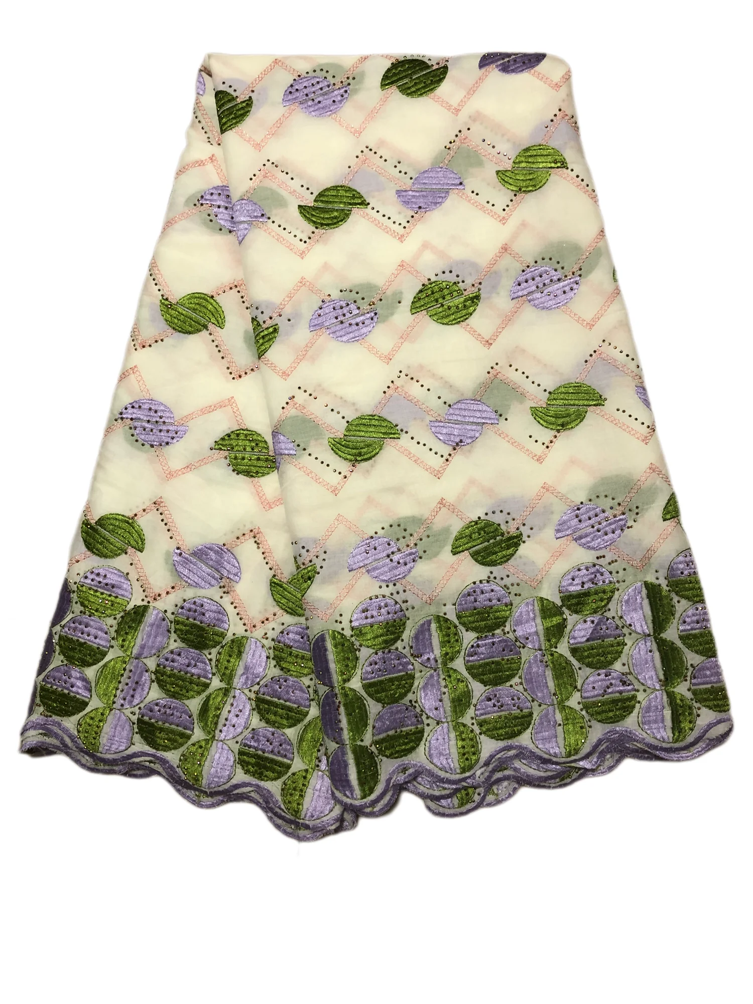 

Cheap African Nigerian Cotton Lace Fabric With Stones 2025 High Quality Swiss Voile Lace Fabric for Women Party Dresses Sewing