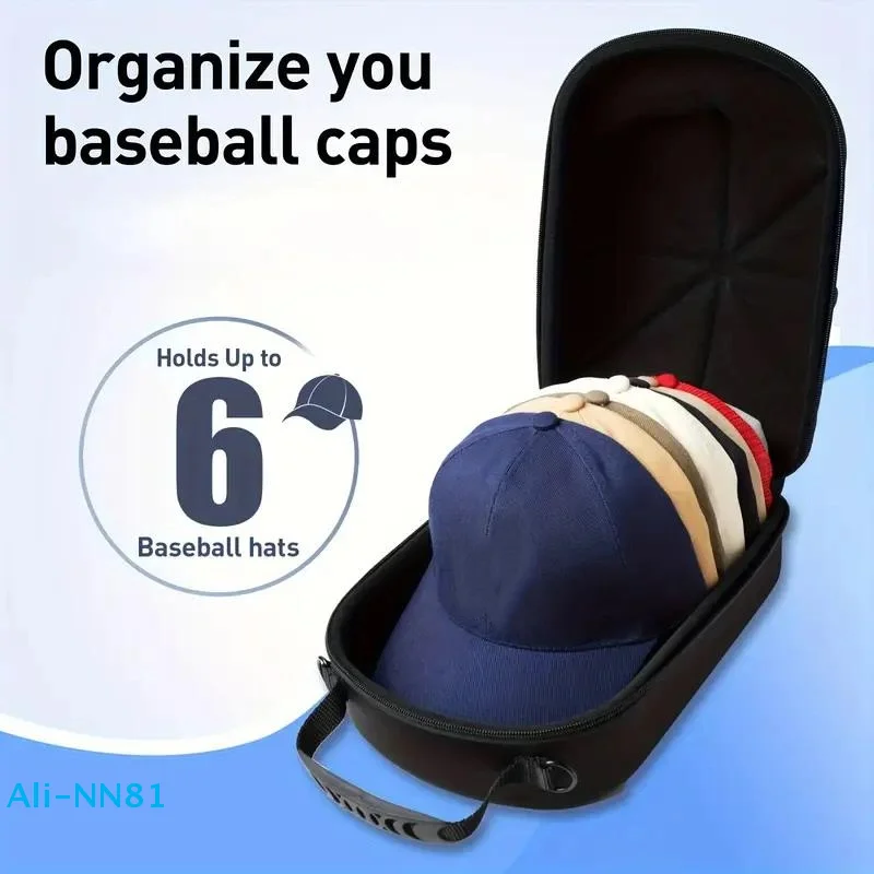 【N】Reisetasche für Baseballmützen, Reisetasche für Baseballmützen, Aufbewahrungsbox, Präsentationstasche, Tragetasche für Eva-Baseballmützen