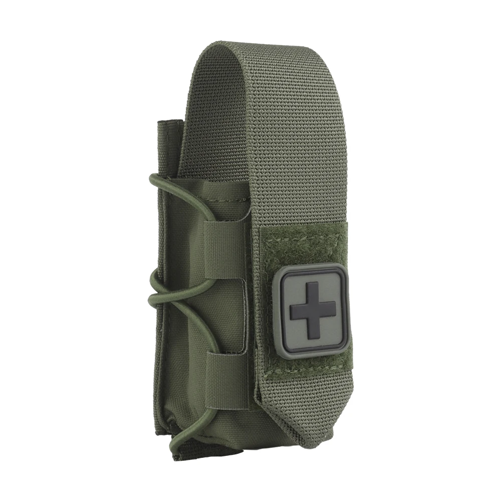 Universal Tourniquet Pouch Split Design Micro Trauma Outdoor First Aid Kit Flip-top Type Adapt To Belt Plate Carrier