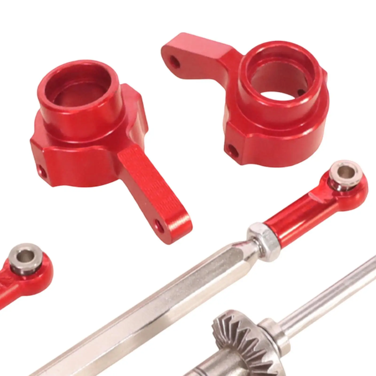 RC المحور المعدني والعتاد جسر رمح كأس التوجيه قضيب عدة ارتداء مقاومة 1:12 RC قطع غيار المركبات ل LC79 1/12 MN78 MN82