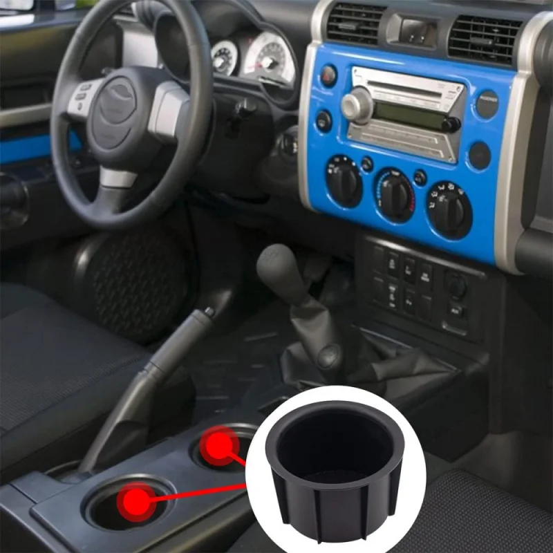 2Pcs Cup Holder Insert for Toyota FJ Cruiser 2007-2014 Replaces 55616-35010