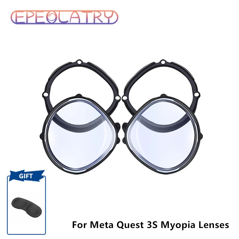 For Quest 3S Myopia Lenses Anti-Blue Glasses for Meta Quest 3S Magnetic Eyeglass Frame for Quest3S Prescription Lens