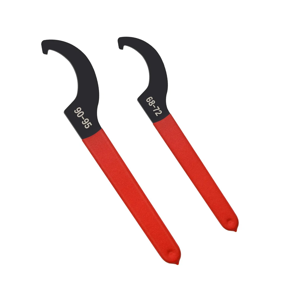 

ABNC-Coilover Spanner Wrench Set, 2Pcs Coilover Wrench, C-Shape Spanner Wrench, for Suspension System and Shock Adjustment