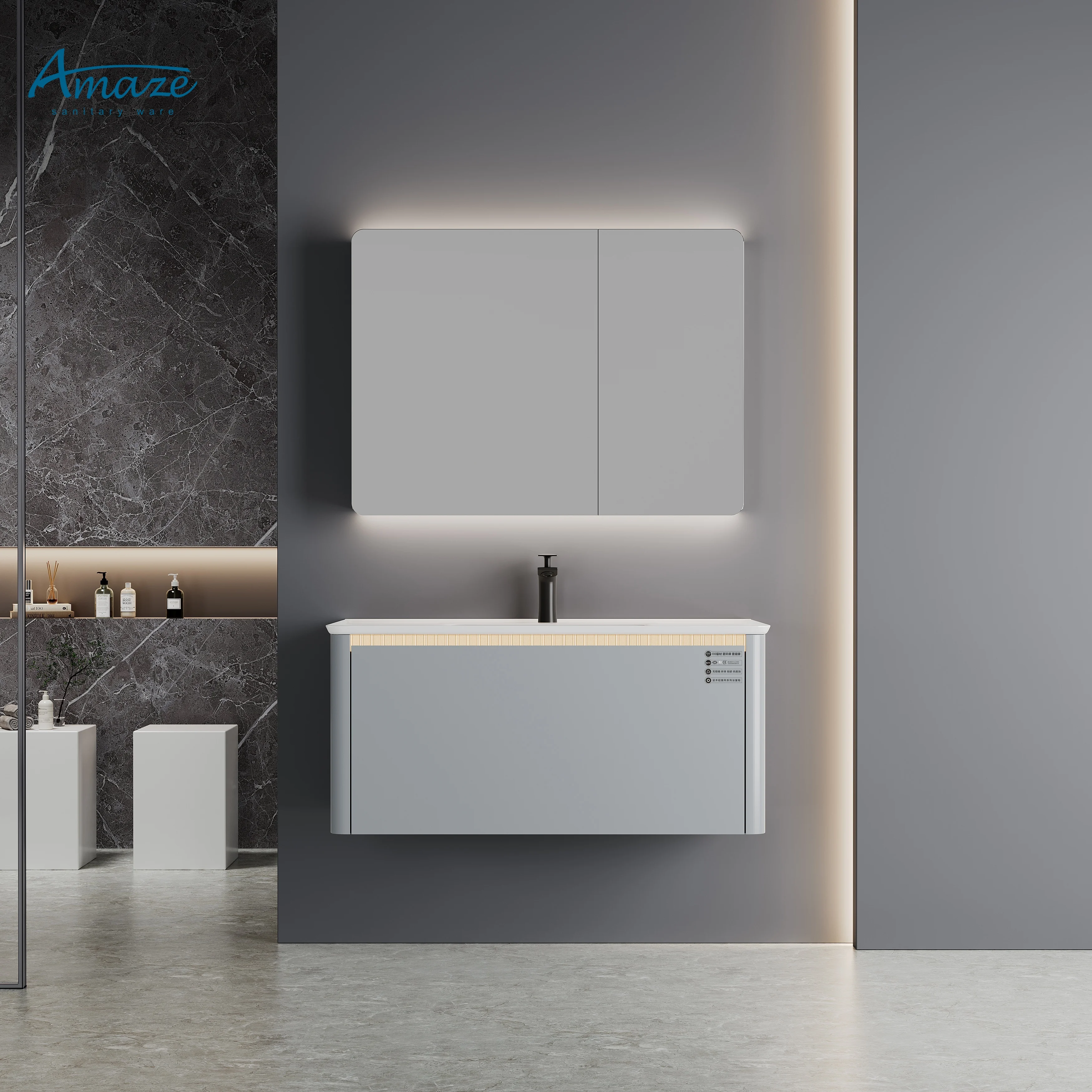 Bathroom CabinetModern Stainle - Home Bathroom Mirror review and price