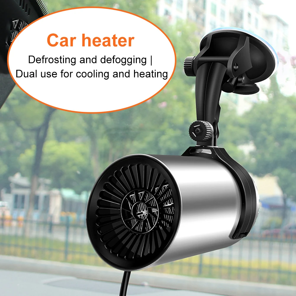 NEW 12V Car Heater Fan Electric Cooling Heating Auto Windshield Heating Defogger for Car Windshield USB