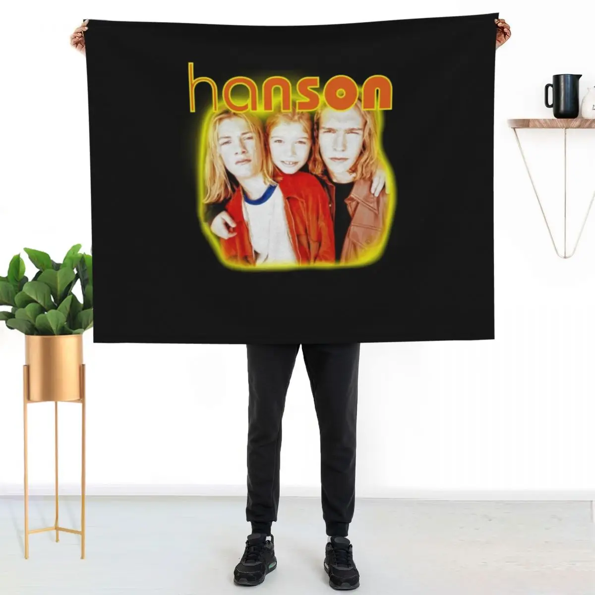 

Han-son Throw Blanket Soft Breathable Blanket for Night Sleeping