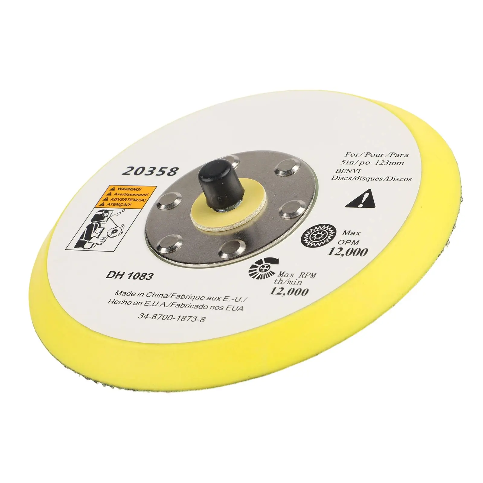 

Polishing Sanding Disc Backing Pad Car Polisher Pneumatic Sander For Auto Polishing Machine Abrasive Tool Backing Pads