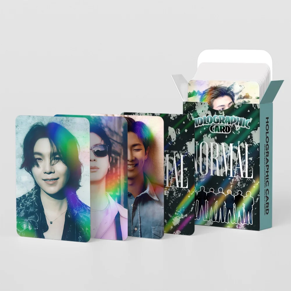 124PCS/set New Albums NORMA FEST Laser card High Quality Photo Card Stickers Cards Double sided Lomo Collection Card Fans Gifts