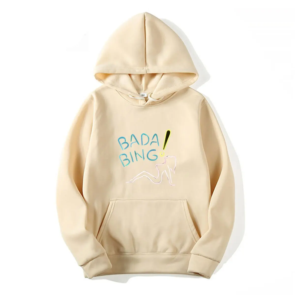 Bada Bing The Sopranos Classic Graphic Hoodie Unisex Retro TV Show Fan Pullover Men Women Casual Streetwear Sweatshirt