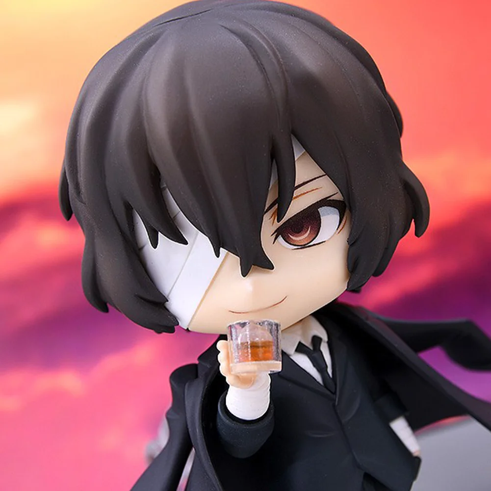 Anime Figures BSD Dazai Osamu #1748 stand Action Figures Model Cute lovely Toys for Children PVC Xmas Gift