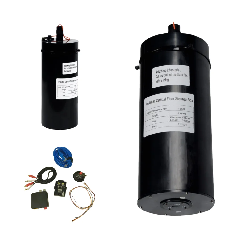 

Fpv DroneAnti-interference Accessories 15KM Sky End Optical Fiber for UAV 0.5MM Fiber Communication