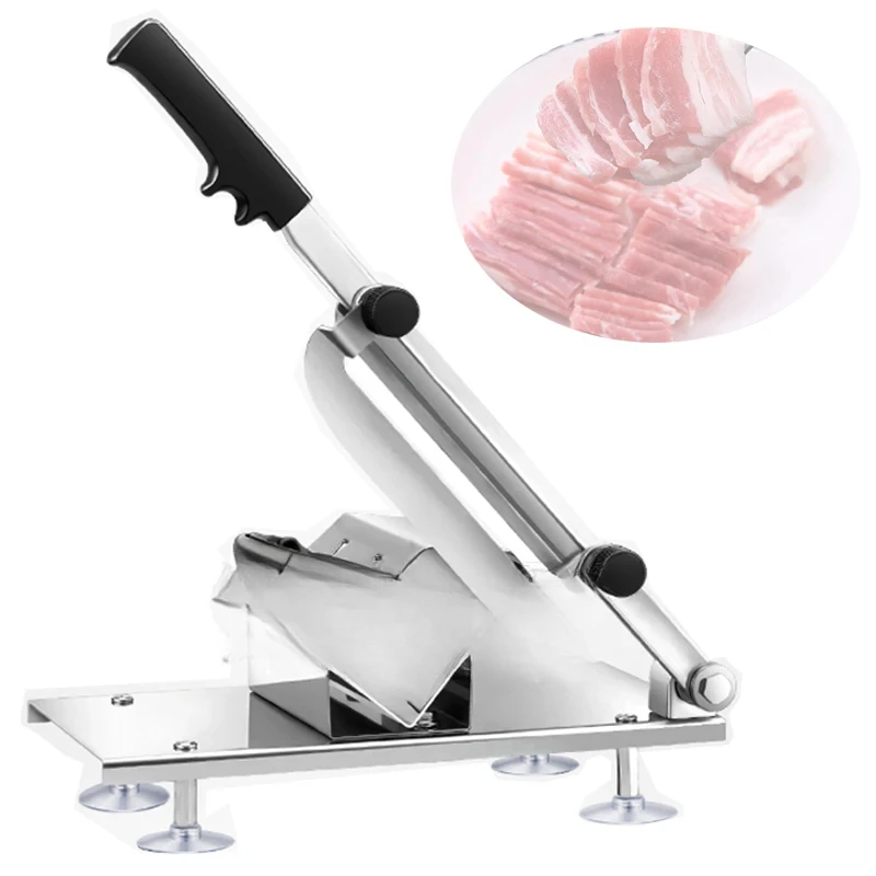 Manual Cold Meat Vegetable Slicer For Kitchen Accessories Stainless Steel Food Cutter Slicing Machine