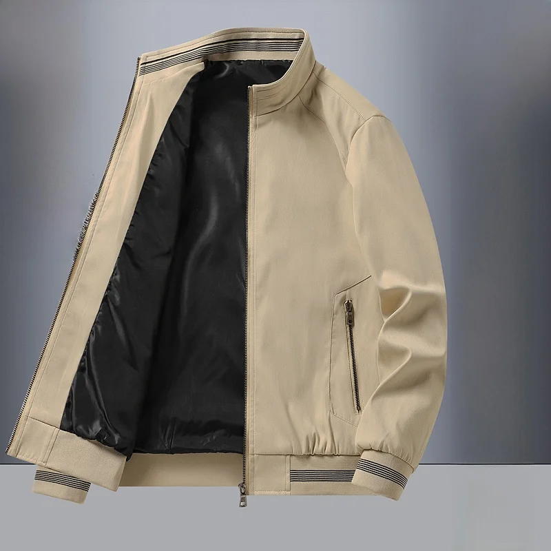 

Универсальная мужская теплая деловая повседневная осенне-зимняя верхняя одежда на подкладке Jaet Fce для отцов среднего и молодого возраста