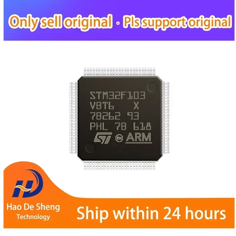 

10pcs/LOT STM32F103VBT6 LQFP-100 New Original In Stock