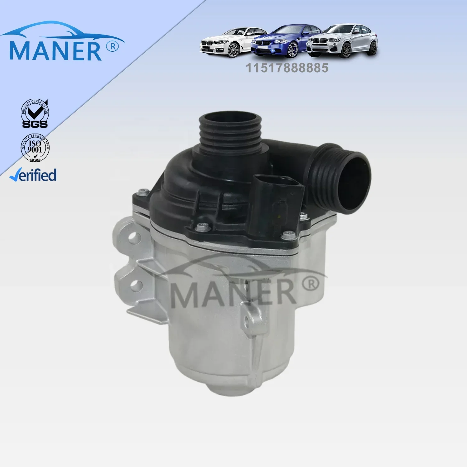 MANER 11517888885 11517632426 Engine Cooling Parts Electric Water Pump for  N54 N55 X3 X4 135i 335i 535i