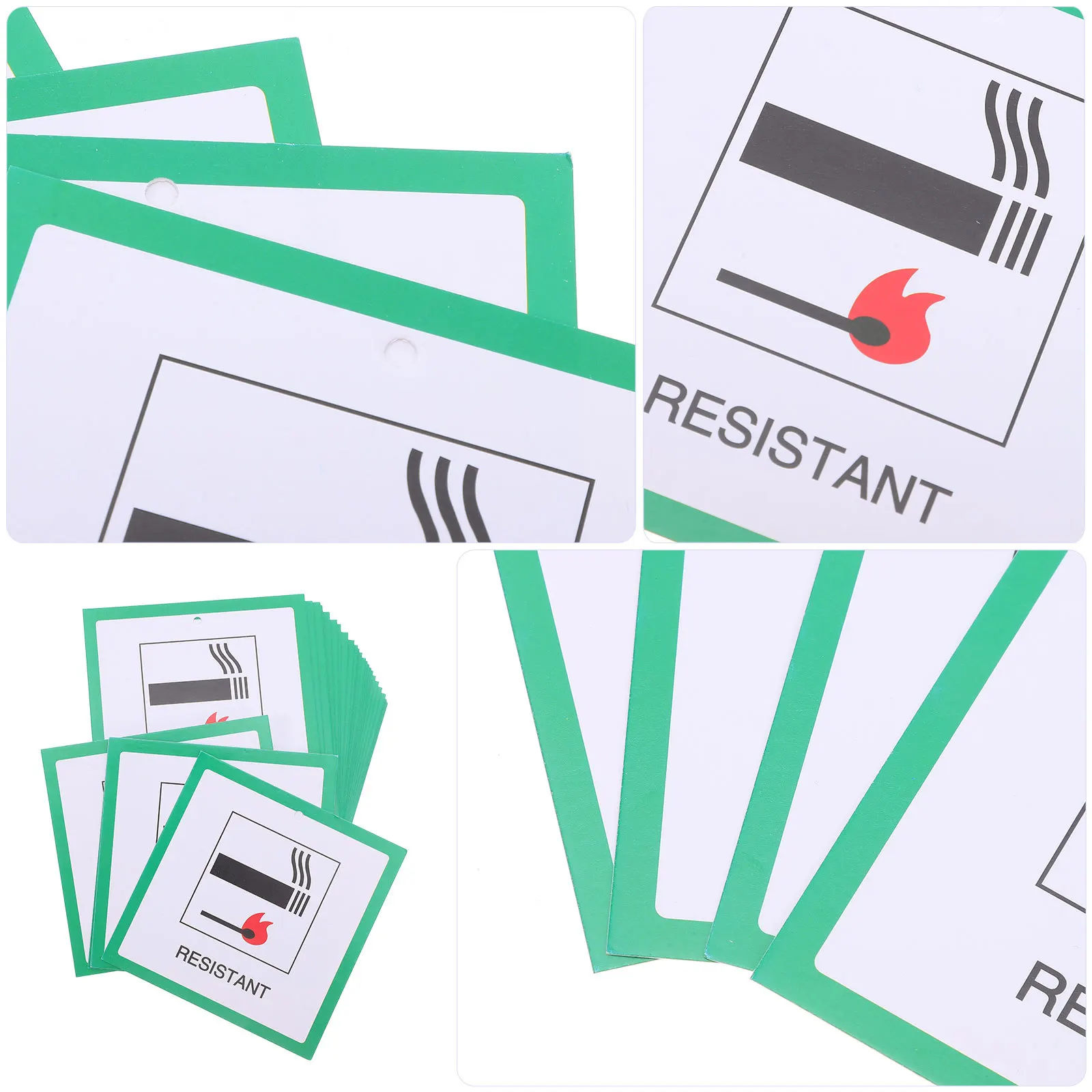 30pcs Fire Safety Labels Flame Retardant Self Adhesive Stickers For Furniture Upholstery Mattress Electrical Surfaces Indoor