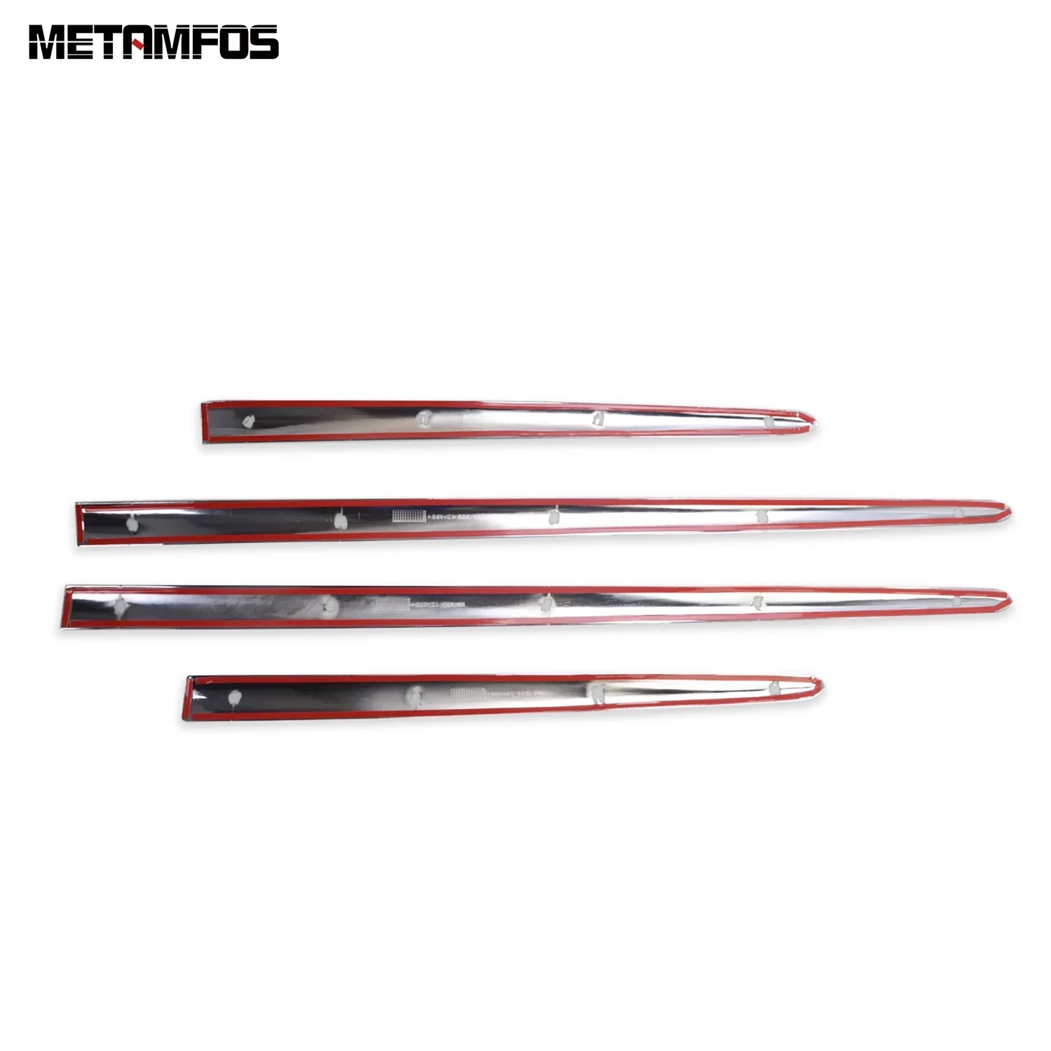 اكسسوارات لمازدا CX-30 CX30 2020-2023 2024 2025 كروم الباب الجانب خط قطاع الجسم تنورة صب ملصق الكسوة تصفيف السيارة #4