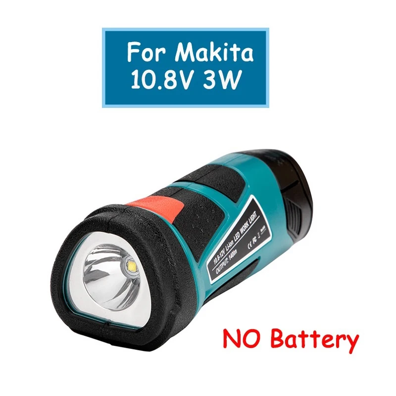 For Makita 10.8V-12V 3W Handheld LED Light Lithium Rechargeable battery BL1013 BL1012 BL1014 Lamps Flashlight high quality