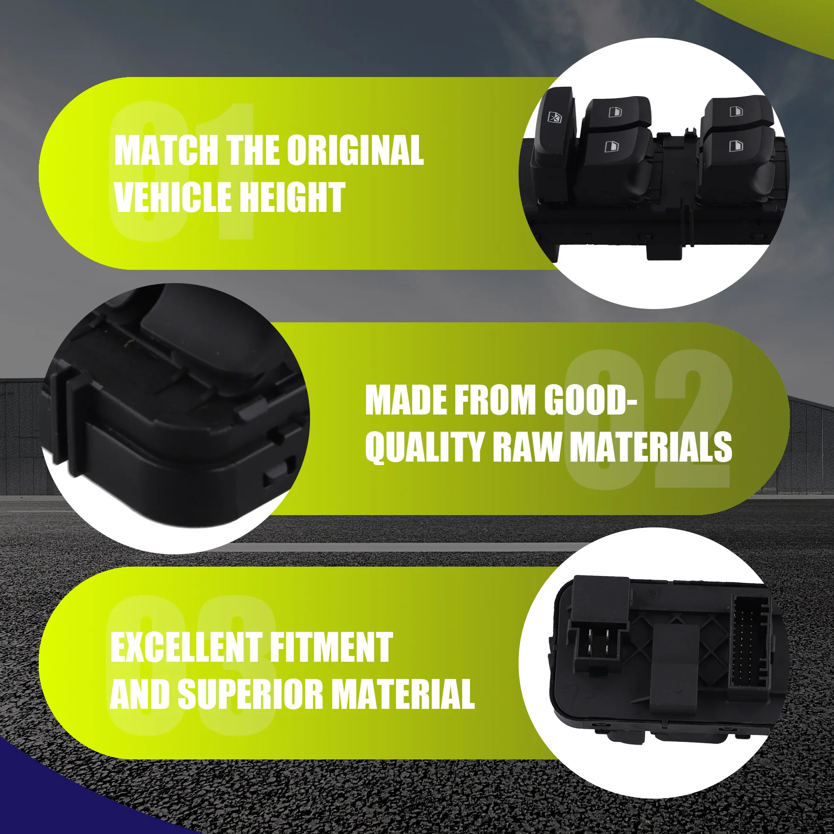 

M46K-Window Control Switch Button Window Lifter Switch For Chinese Saic Roewe I5 EI5 RX3 2018-2021 MG ZS 2017-2020