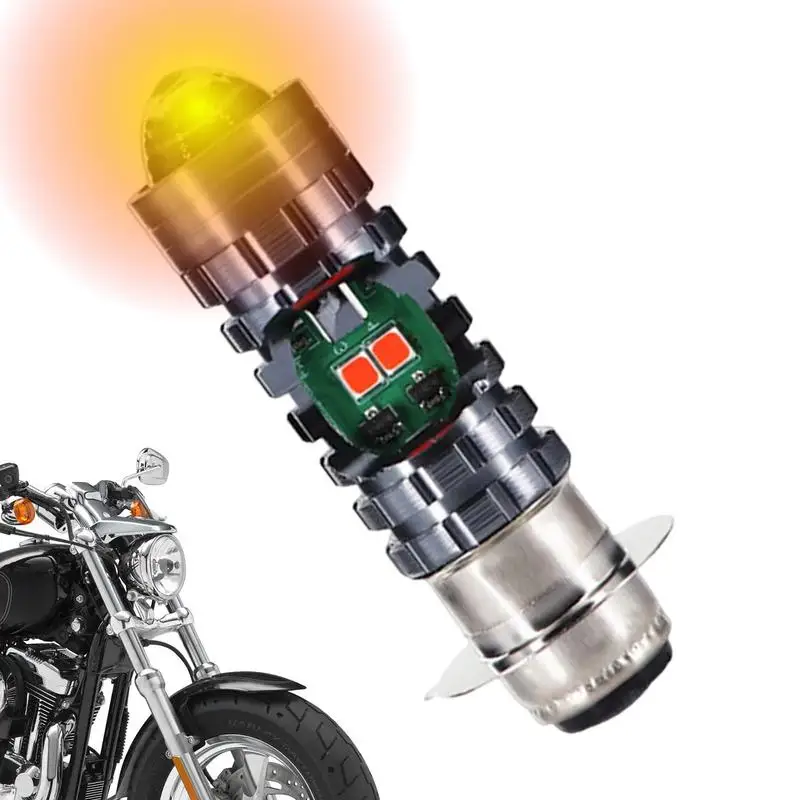 

BA20D Headlight Bulb Motorcycle Headlight For Modification 5000LB Brighter H4/BA20D/P15D Beam Bulb Canbus Plug And Play