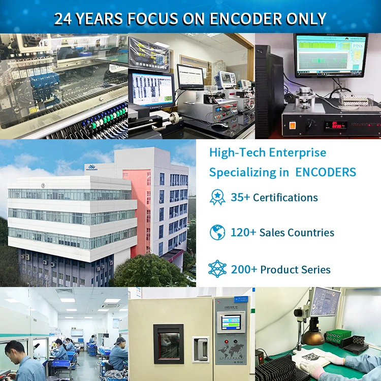 HENGXIANG – encodeur rotatif de levage, sortie sûre et Stable, Anti-interférence K158, trou traversant, 1024ppr