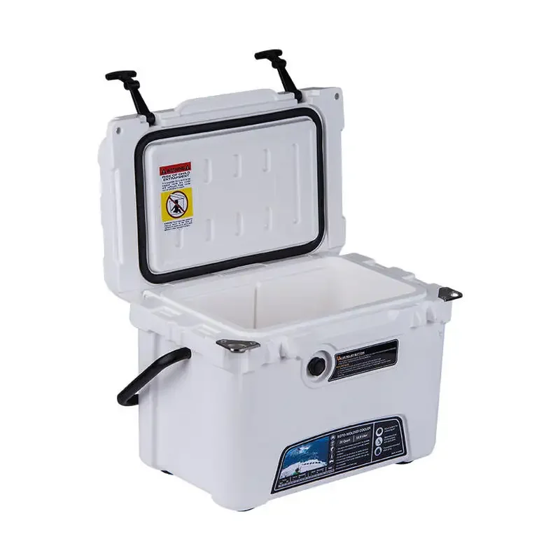 Portable camping large box cooler rotomolded plastic ice box cooler cooler box