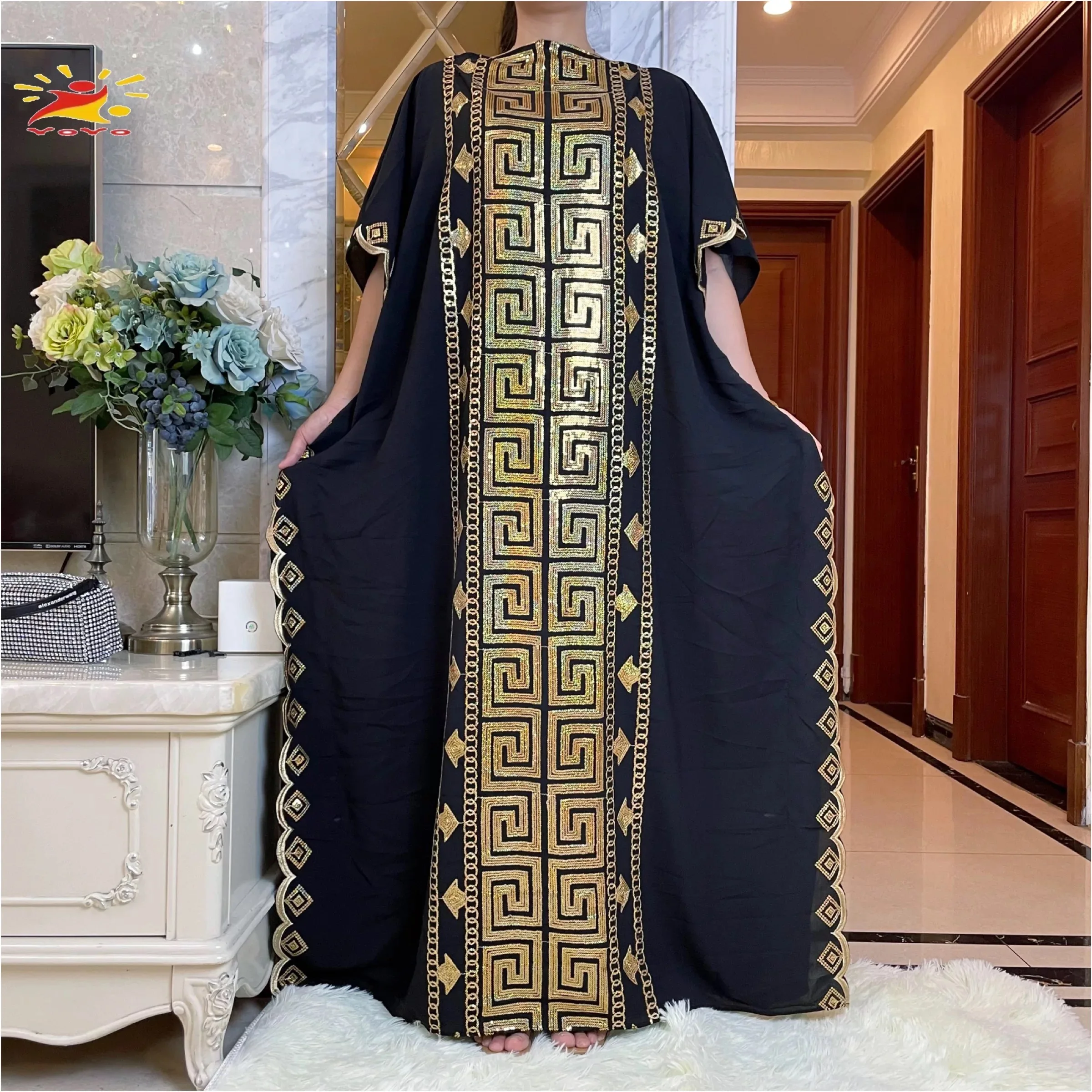 2021 Dubai Abaya For Women Caftan High-grade Rrope Embroidery Muslim Dress Modest Kimono Long Sleeve Plus Size Bou