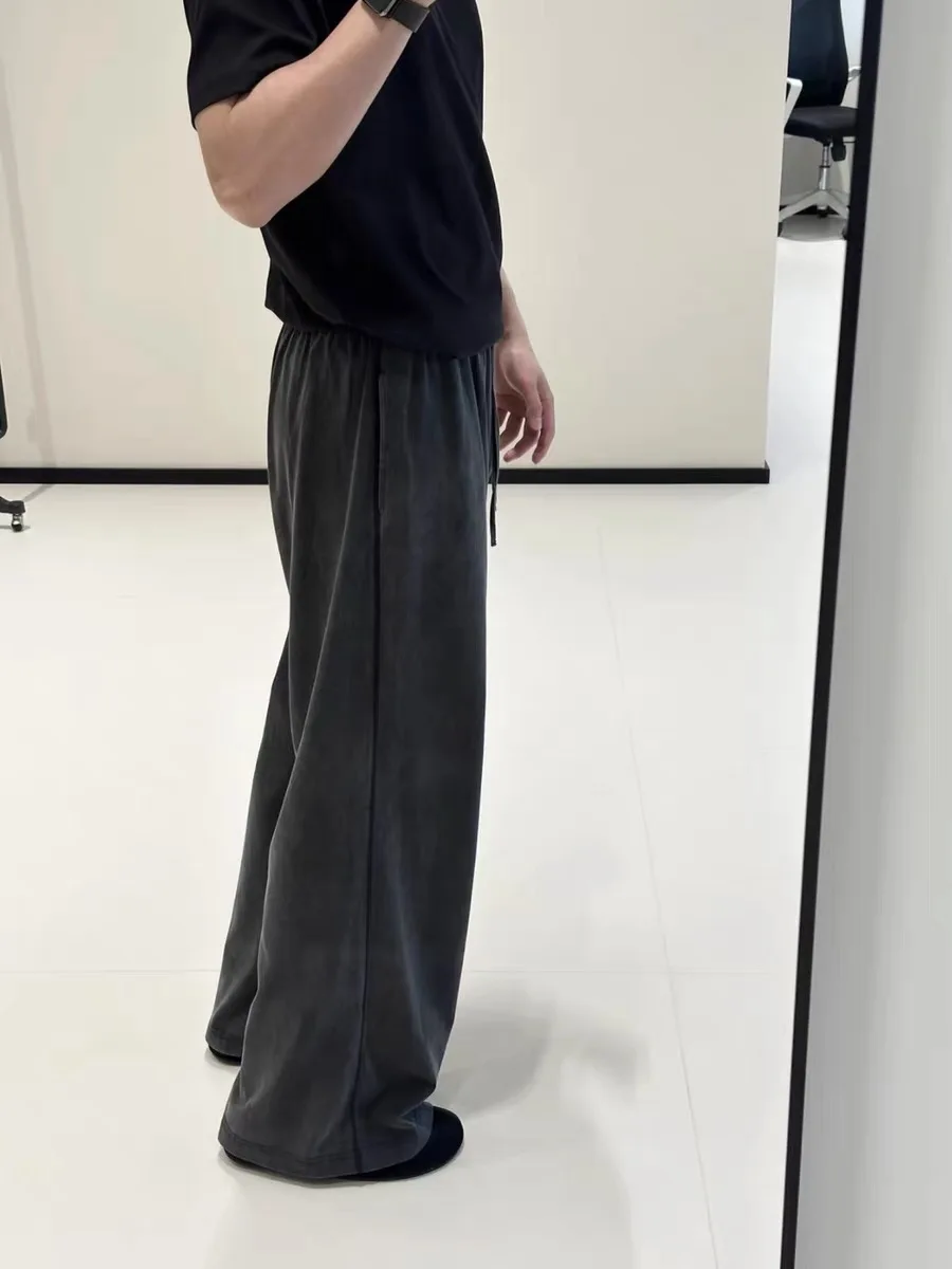 

Мужские винтажные свободные повседневные брюки с широкими штанинами Treasure God Pant, для прогулок с собакой, спорта, длинные, осенние, хлопковые