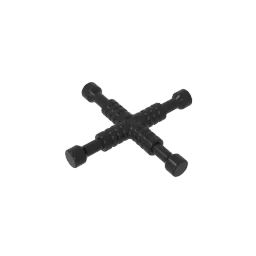 Gobricks GDS-90207 Gereedschapssleutel 4-weg nok compatibel met Lego 604553   DIY educatieve bouwstenen voor kinderen Technisch