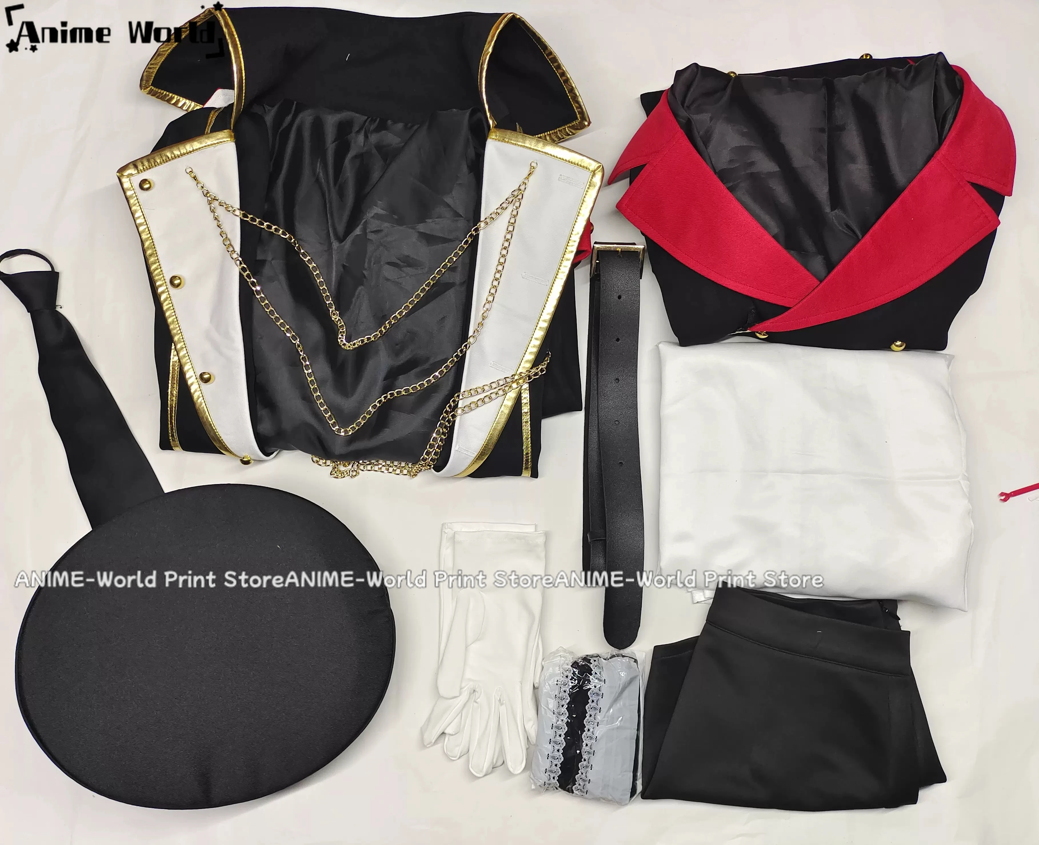 《Custom Size》Game Blue Archive Hanuma Makoto Military Uniform Cosplay Costume Halloween Carnival Party Role Play Outfit