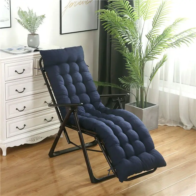 Rocking Chair Cushion, Garden Patio Sun Lounger Cushion, Long Recliner Reclining Chair Pad, Indoor Outdoor Chaise Lounger Cushio